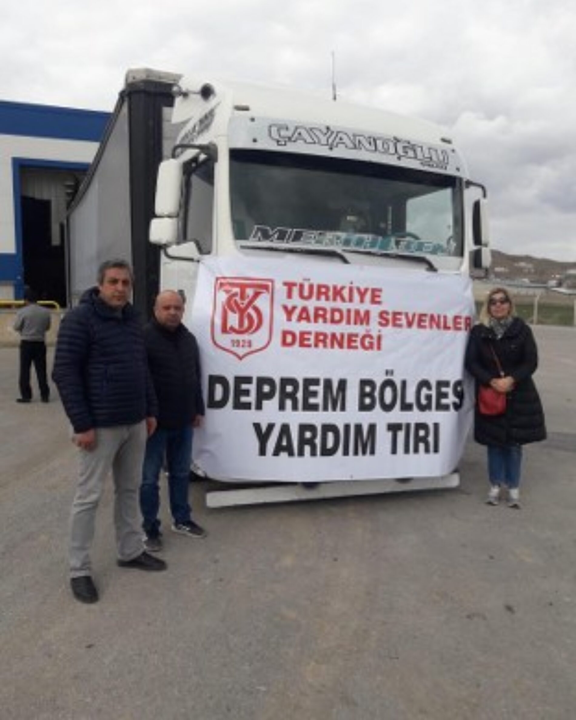 TYSD Genel Merkezi ve 130 Şubemiz Yardım Tırını Hatay’a Ulaştırmıştır