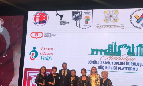 TYSD Antalya Şubemiz 40 Yılını Tamamlamakla Birlikte Ödülünü Almıştırv