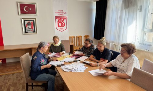 TYSD Genel Merkezimiz Atatürk Eğitim Bursu için Değerlendirmelerini Gerçekleştirmektedir