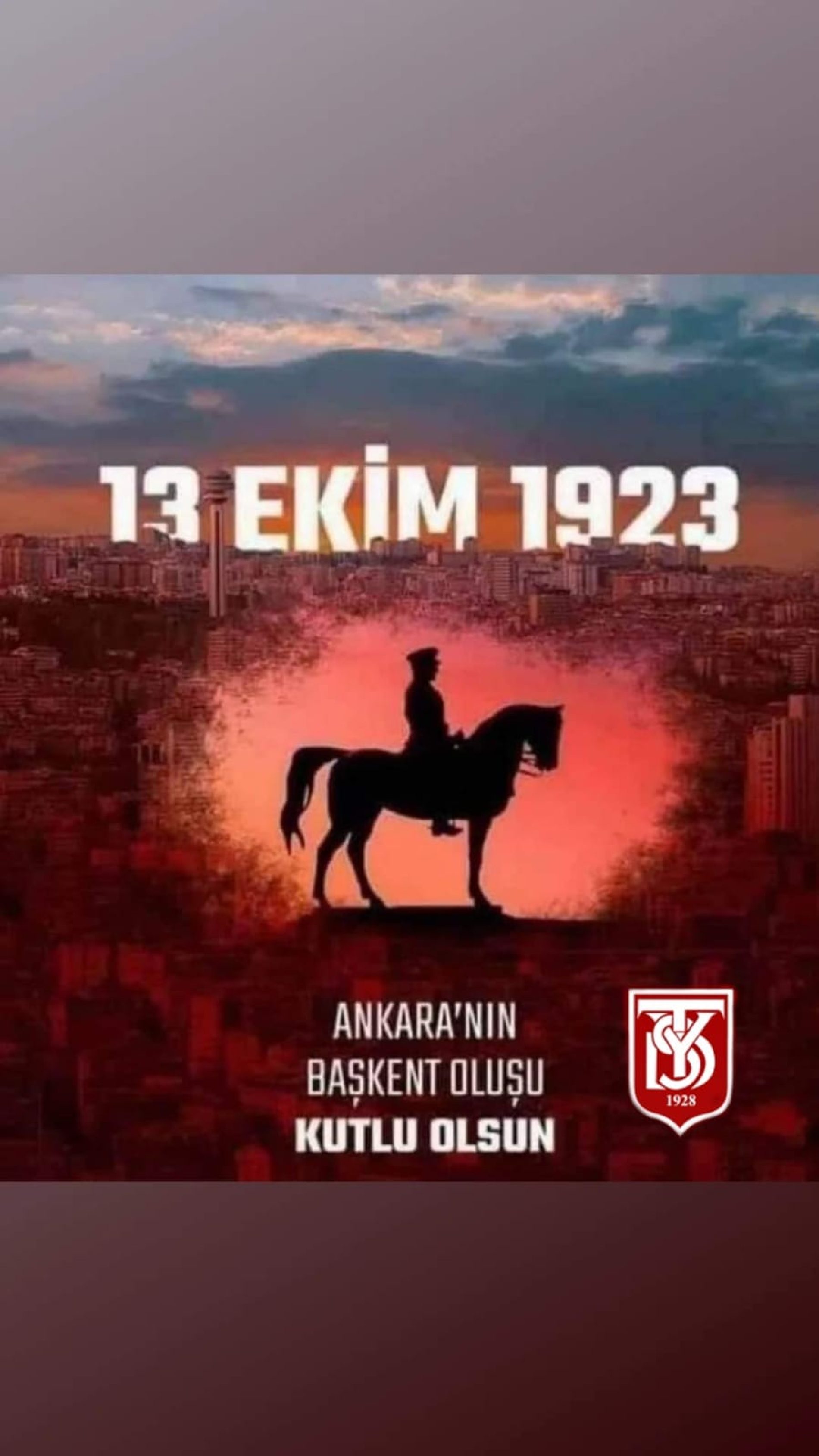 TYSD Genel Merkezi Ankara’nın Başkent Oluşunu Kutlamaktadır