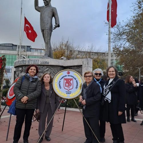 TYSD Yalova Şubemiz Atamızı Saygı, Minnet ve Hasretle Anmaktadır