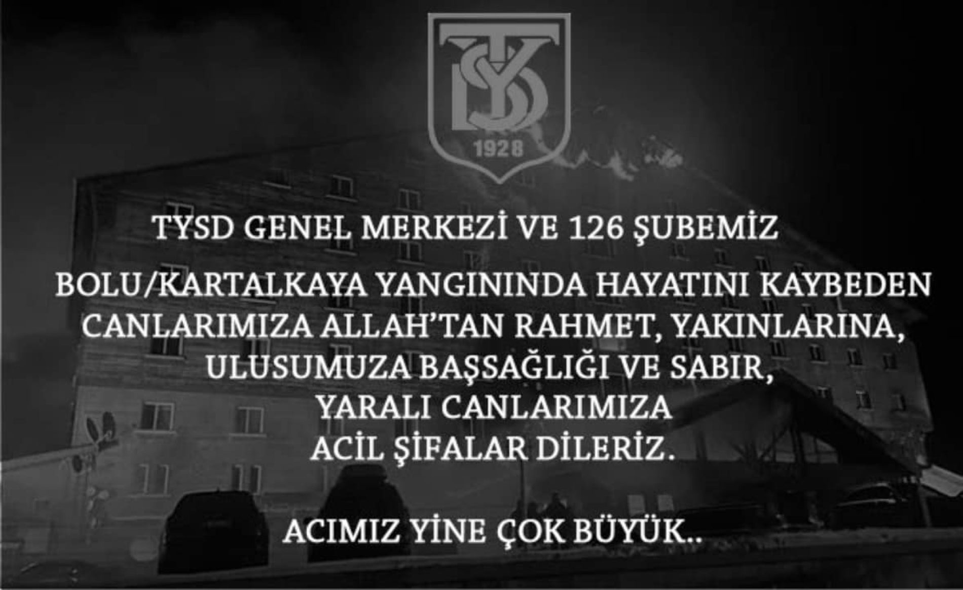 TYSD Genel Merkezi ve 126 Şubemiz