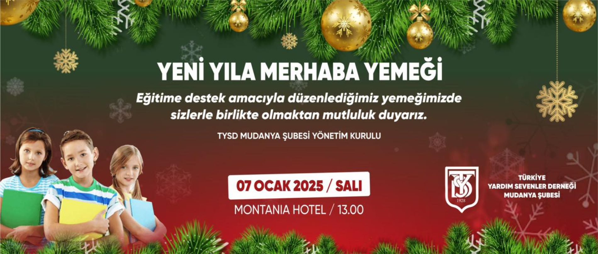 TYSD Mudanya Şubemizin Gerçekleştirmiş Olduğu Yeni Yıl Kutlaması